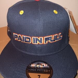 Paid in Full (2002) Navy Blue Fitted Cap Size 7